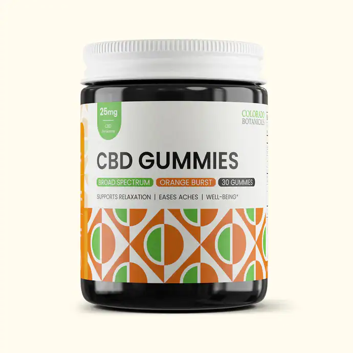 Colorado Botanicals – 25mg Broad Spectrum CBD Gummies Featured Image